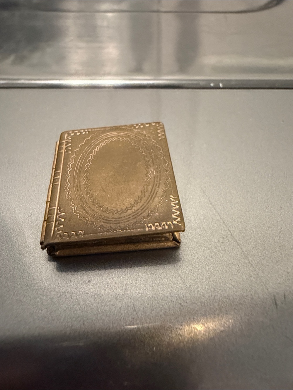 Vintage gold colored locket